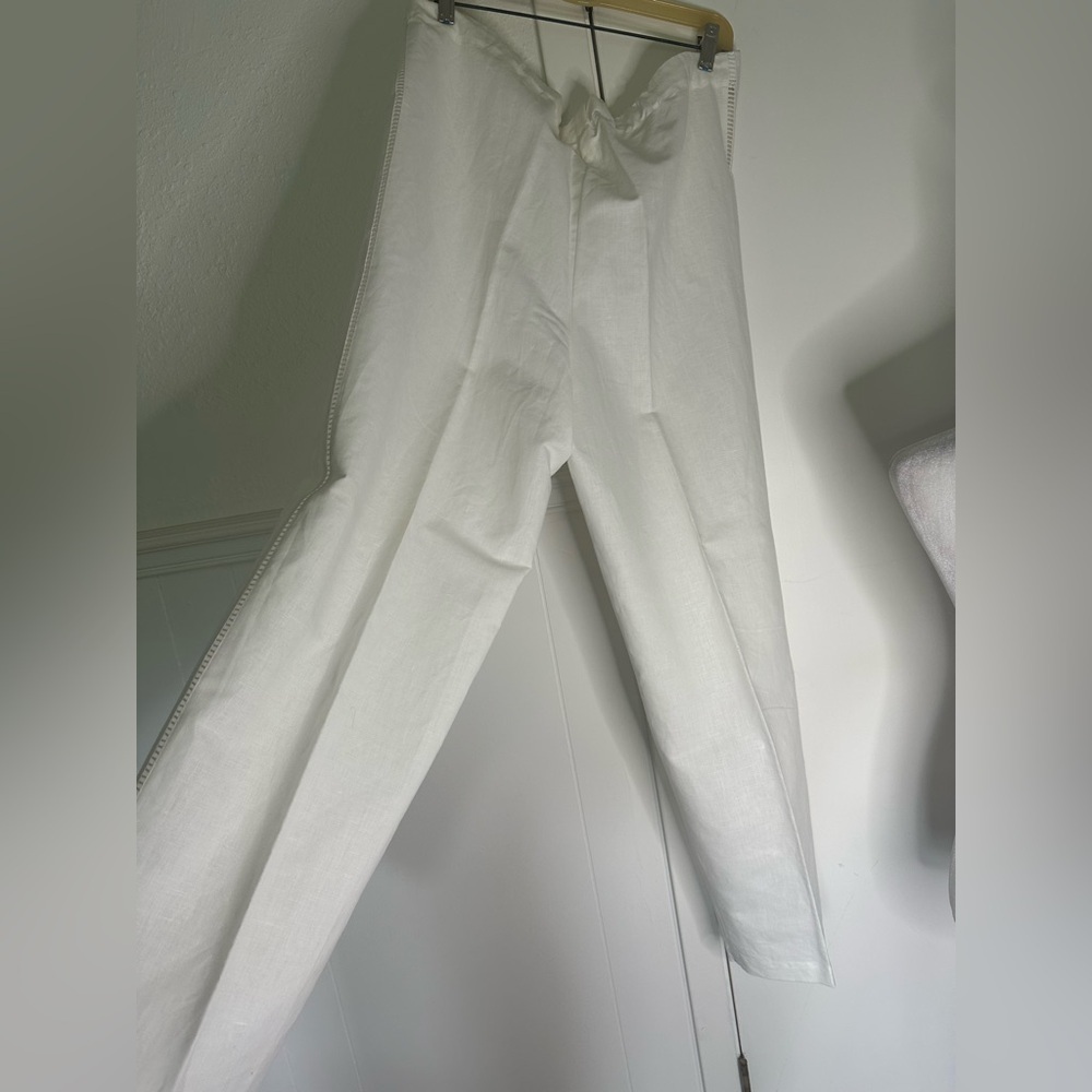 Victoria's Secret Vintage Gold label white Cotton-Linen Blend Set size M - Picture 10 of 10